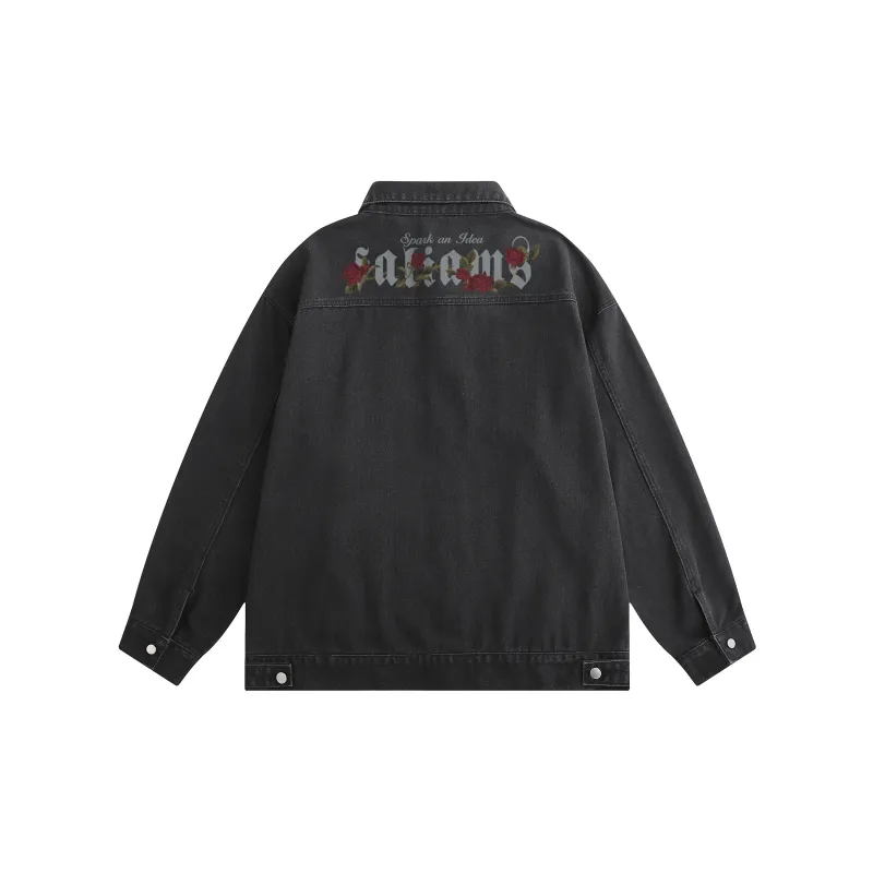 FALIAMS Denim Jackets Unisex-1