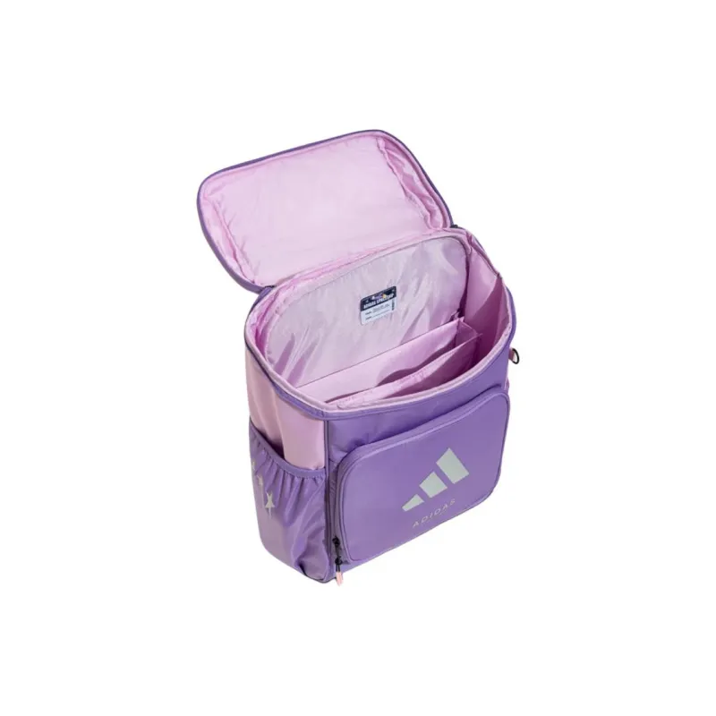 Adidas Polyester Backpack Regular Women's Pink & Blue-3