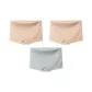 G Set-Ice Thin Anti-Exposure Shorts-Green+Skin+Skin (3 Pack)