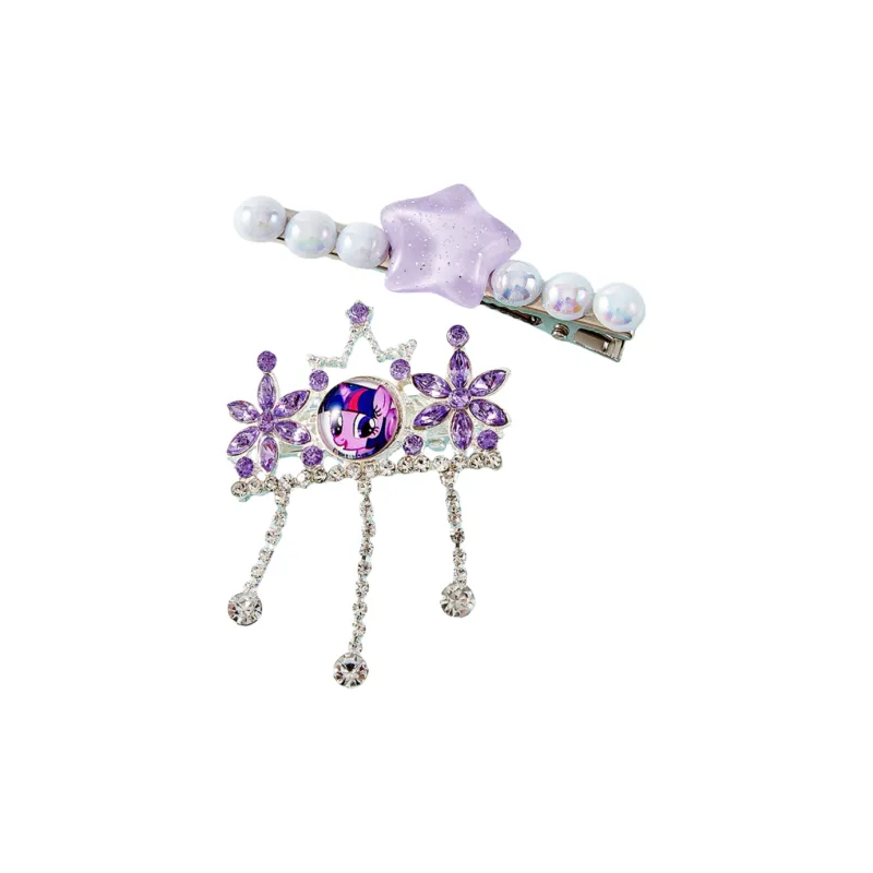 PinkyPinky Rhinestone Alloy Hair Clips Kids-3