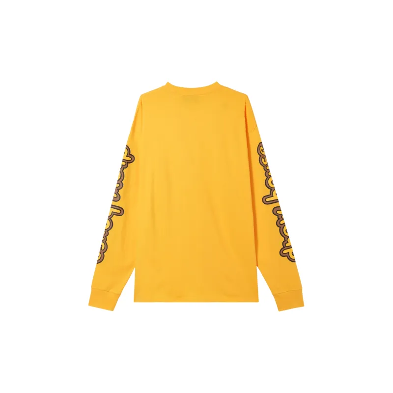 Drew House Letter Logo Series T Shirts Men Gold-1
