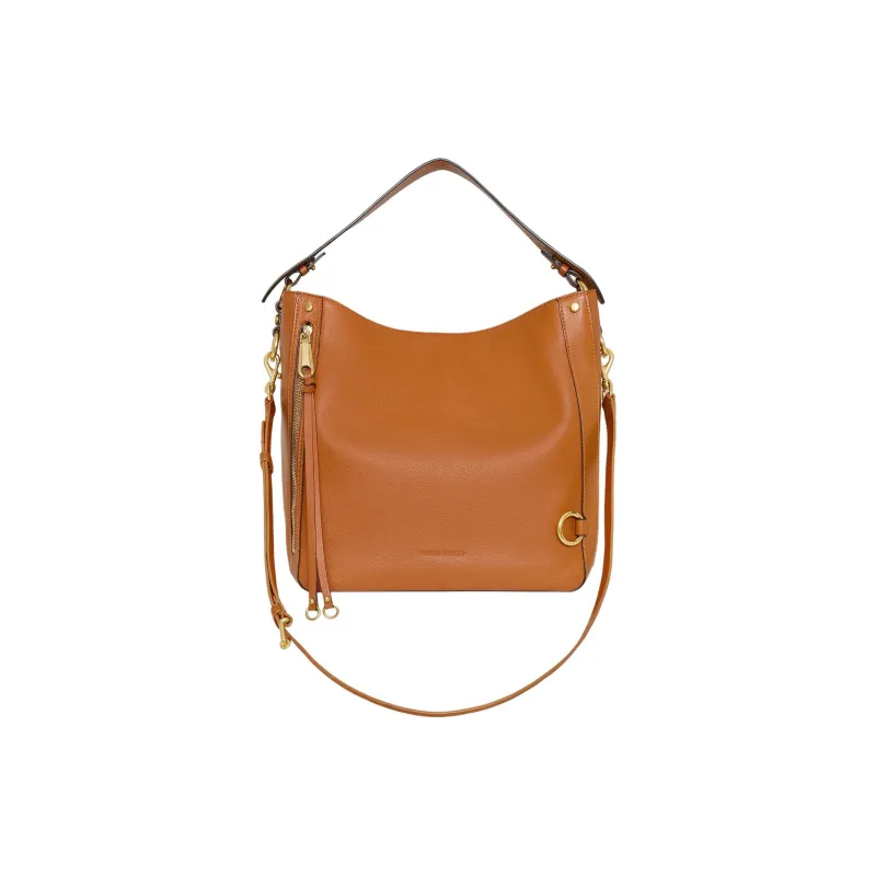 REBECCA MINKOFF Leather Handbag Shoulder Bag Women's Caramel Brown-2
