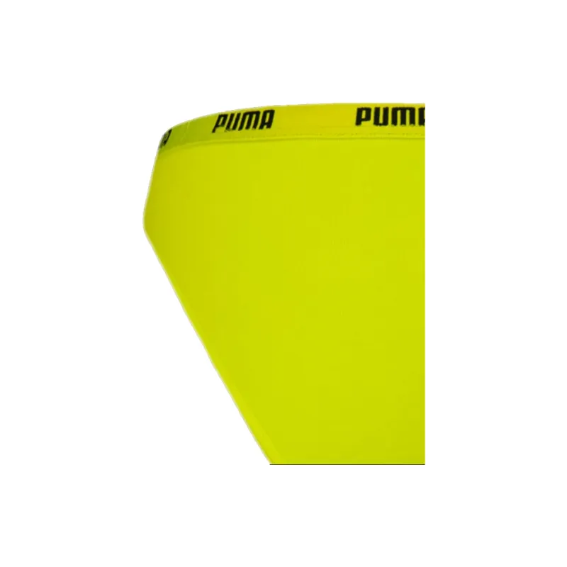 PUMA Bikini Underwear 2 Pack Underpants Women's 2 Pack Yellow-2