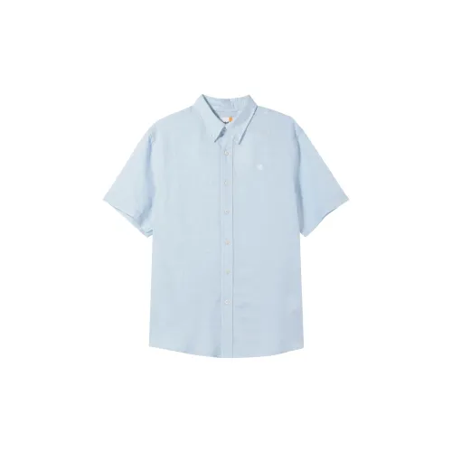 Timberland Shirts Men Light Blue