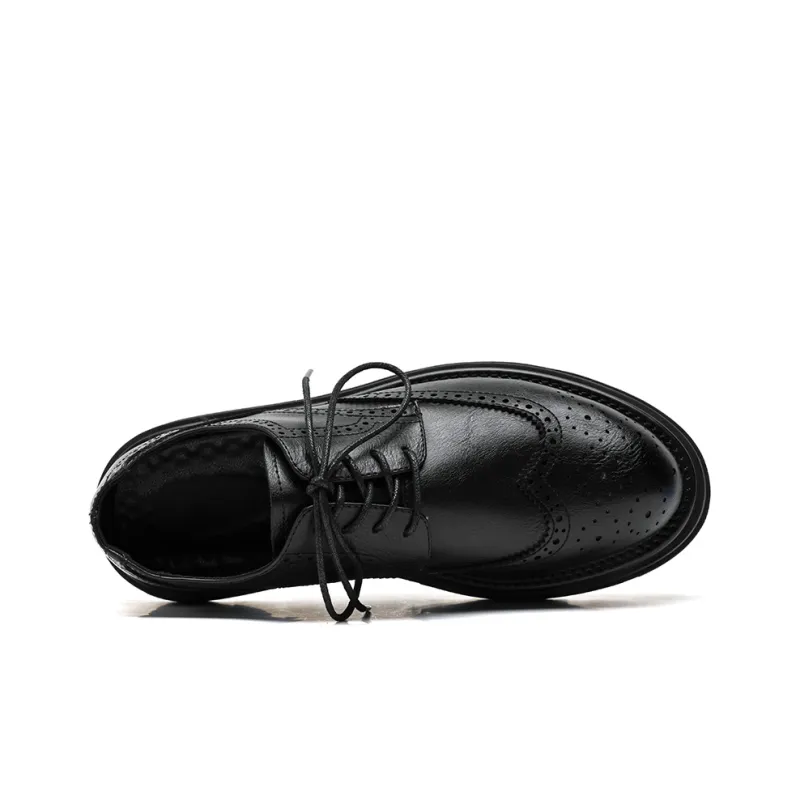 Chi Wolf Men's Casual Shoes Men Low Top Black/Brown-3