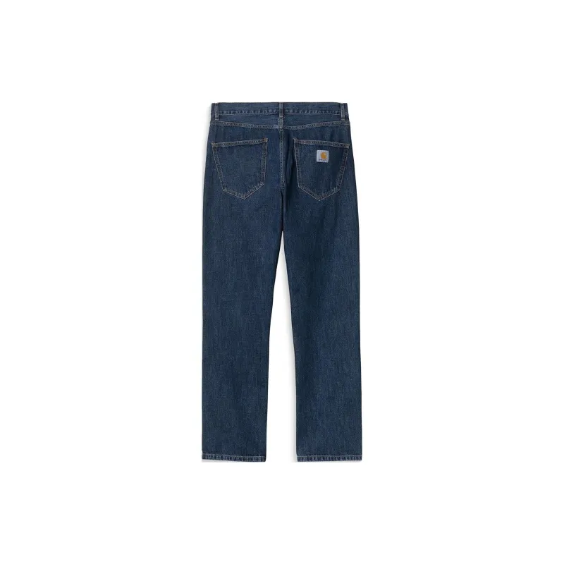 Carhartt WIP Logo Patch Straight Leg Jeans-1