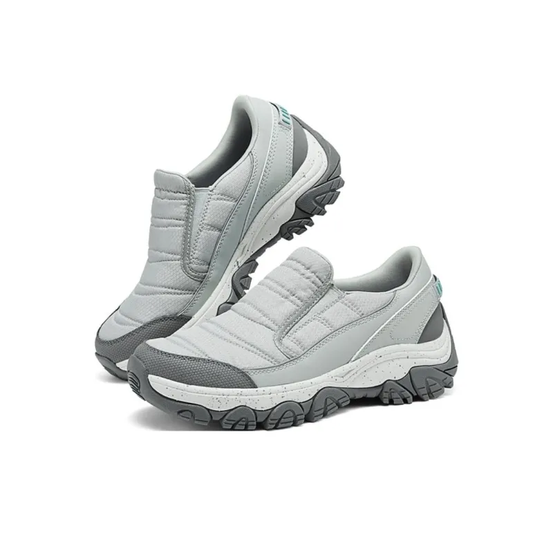 Skechers OUTDOOR Breathable And Wear resistant Low Top Trekking Shoes Women's Light Gray-2