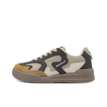 Warrior Lightweight And Wear resistant Low Top Casual Shoes Women's Brown Yellow