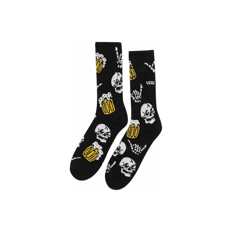 Vans Chillin Mid-Calf Socks Men's 1 Pack Black-3