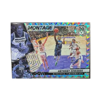 PANINI Anthony Edwards Mosaic Holographic Card Sports Cards 1 Pc