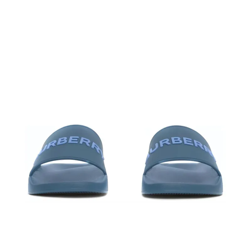 Burberry Logo-print Slip-on Slides-3