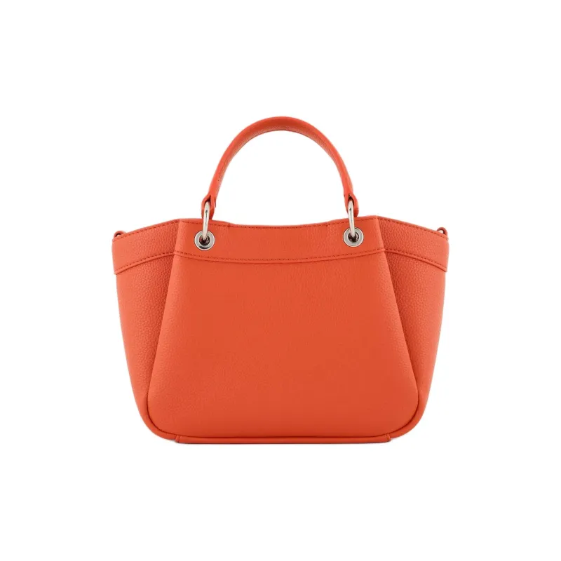 ARMANI EXCHANGEAE Polyurethane Tote Bag Shopping Bag Shoulder Bag Crossbody Bag Handbag Small Size Women's Orange-2