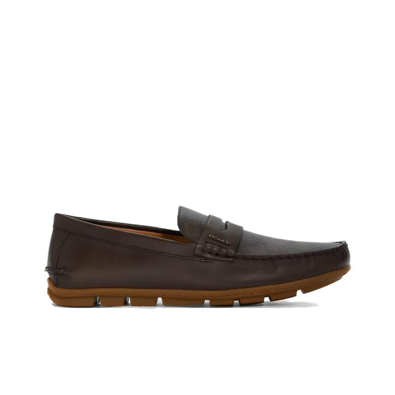 COACH Men's Casual Shoes Men Low Top Brown-1