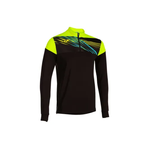 Joma Shirts Men Black/Fluorescent Yellow