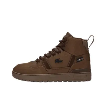 LACOSTE High Top Casual Shoes Men Brown