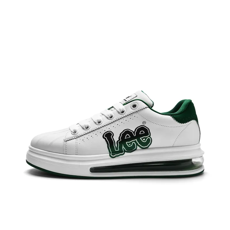 Lee Trendy Versatile Comfortable Air Cushion Height Increasing Low-Top Skateboard Shoes Men's-6