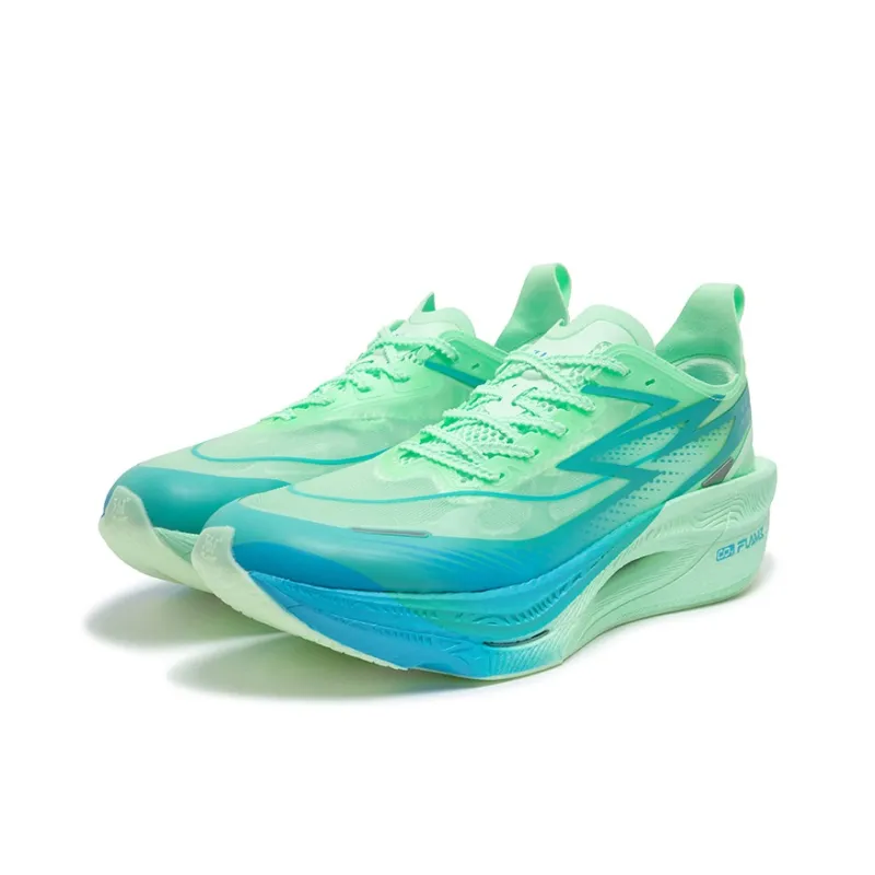 361° Cushioning Anti-Slip Wear-Resistant Breathability Low-Top Running Shoes Unisex Ice Emerald Green-2