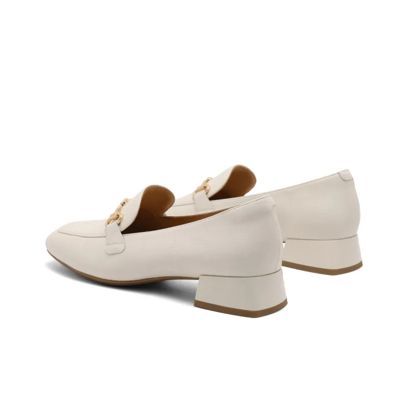 BELLE Loafers 3cm Women's Black Ecru-7