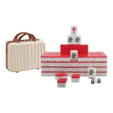 42mm Dual-Tone Red & Suitcase & Tablecloth (Random Color)