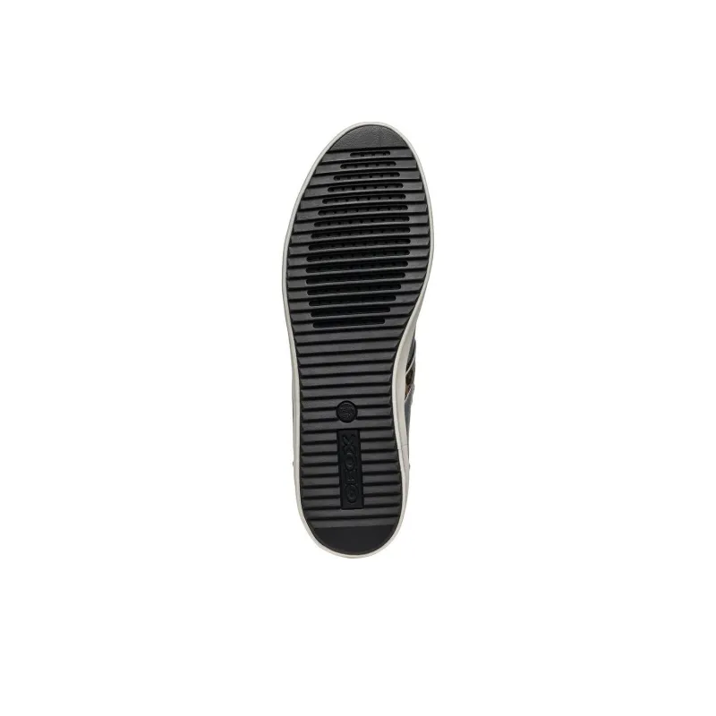 GEOX High Top Skateboard Shoes Women's Silver-6