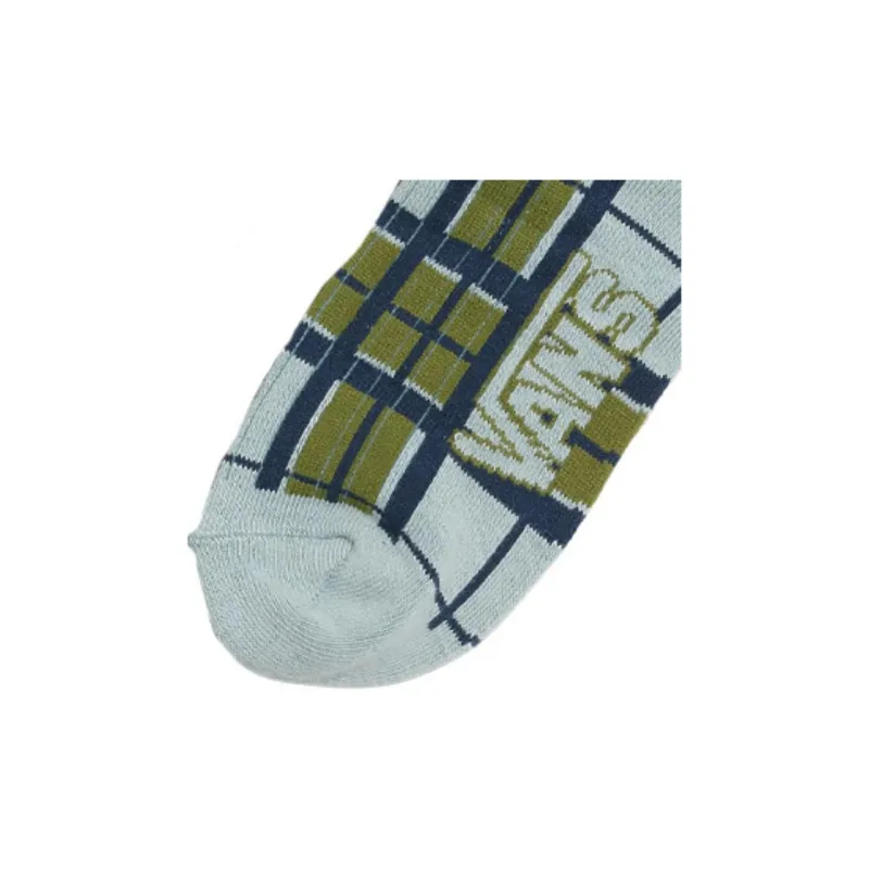 Vans Ruston Ruston Mid-Calf Socks Unisex 1 Pack Gray Mist-2