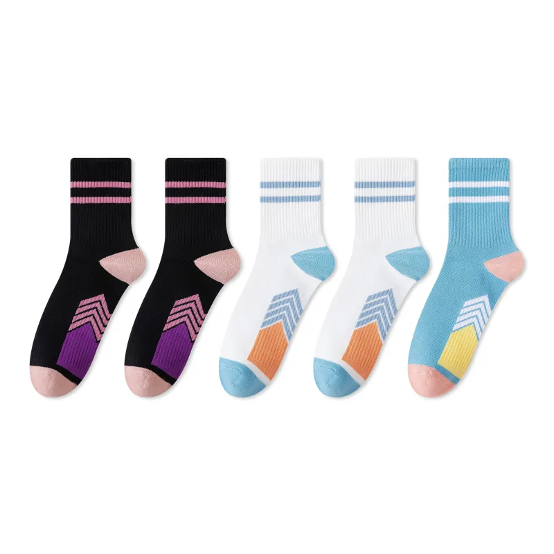 Caramella Mid Calf Socks Women's Combo Set-2