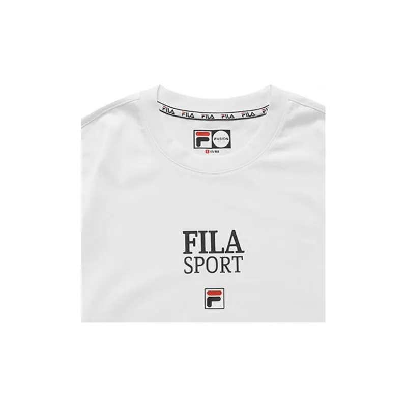 FILA FUSION BTS Jungkook T-Shirt Unisex White-2