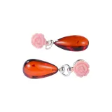 60E5007 Silver Blood Amber