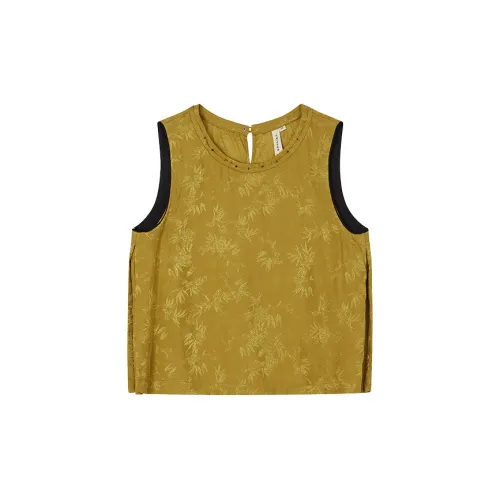 Ginger Tank Tops Women's Gardenia Yellow