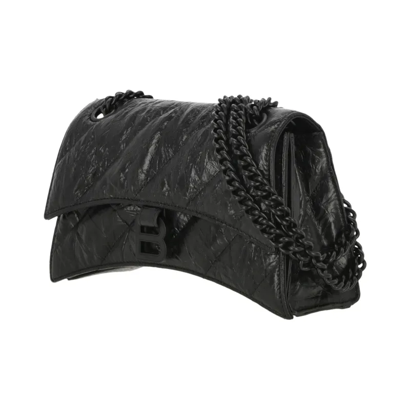 Balenciaga Crush Monogrammed Shoulder Bag-1