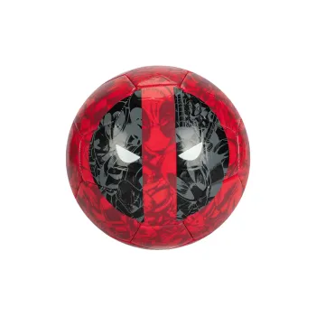 MESUCA MARVEL Size 5 Soccer PVC Machine Stitched Soccer Ball Unisex Red Black