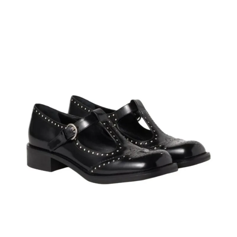 MIU MIU Salomé Casual Single Shoes Women's Black-1