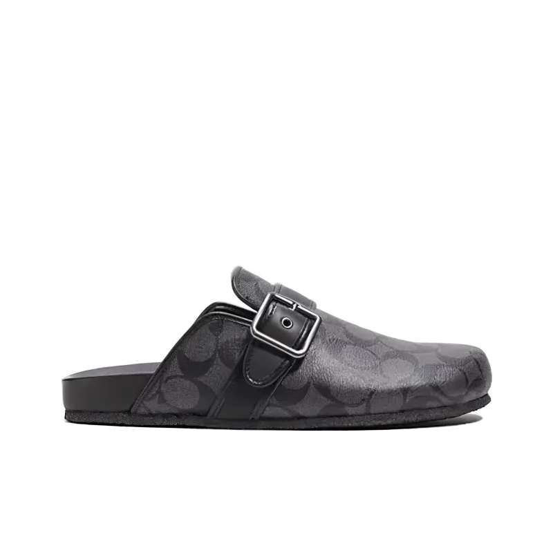 COACH Closed Toe Slippers Men's Black-1