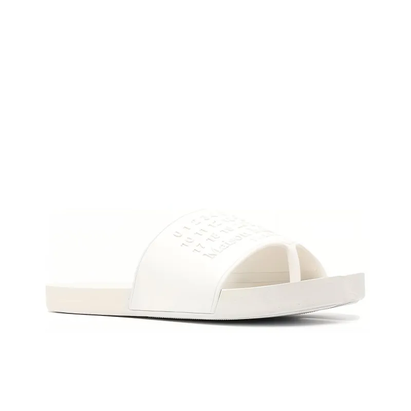 Maison Margiela Tabi Abrasion Resistant Slide Slippers Men's White-2