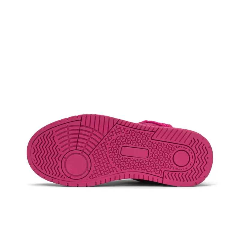 Ghost Mask Height Increasing Wear Resistant Lightweight Breathable Slip Resistant Low Top Skateboard Shoes Unisex Red-5