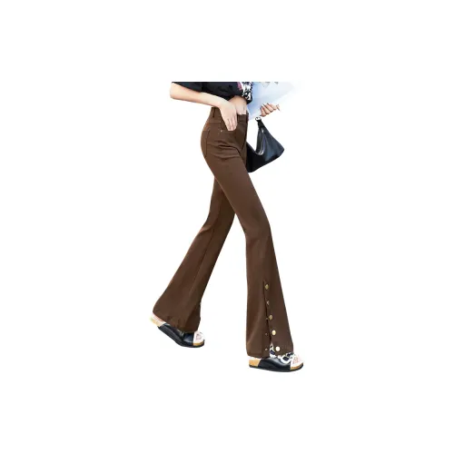 TOUCH Casual Pants Women's Dark Coffee