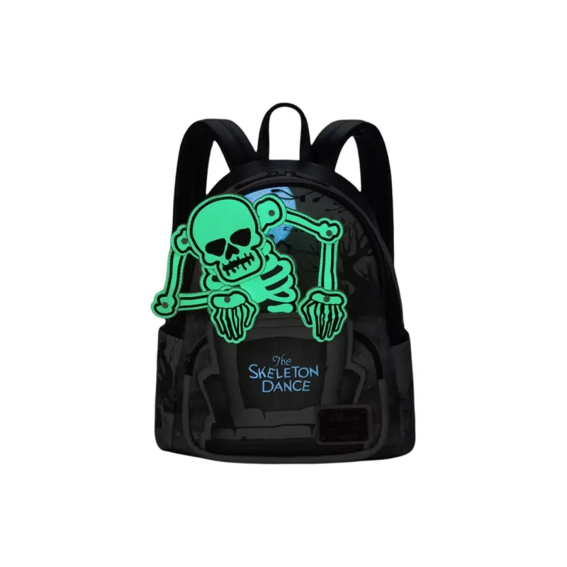 Disney Polyurethane Backpack Mini Unisex Black Gray Color-2