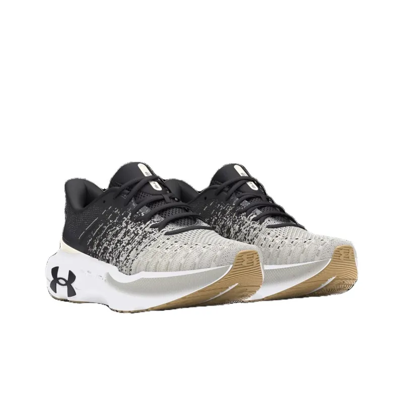 Under Armour Infinite Elite Anti Slip Wear Resistant Low Top Casual Running Shoes Women's Black Gray Color-2
