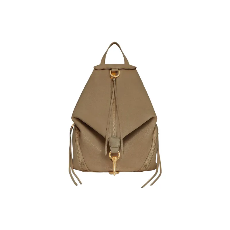 REBECCA MINKOFF Leather Backpack Women's Clay-0