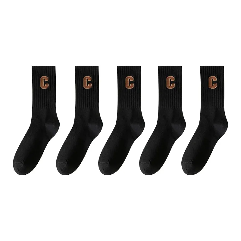 MIIOW Mid Calf Socks Unisex 5 Pack-7