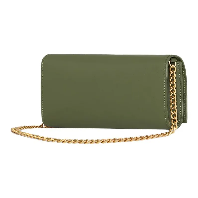 REBECCA MINKOFF Genuine Leather Shoulder Bag, Crossbody Bag Women's Green-1