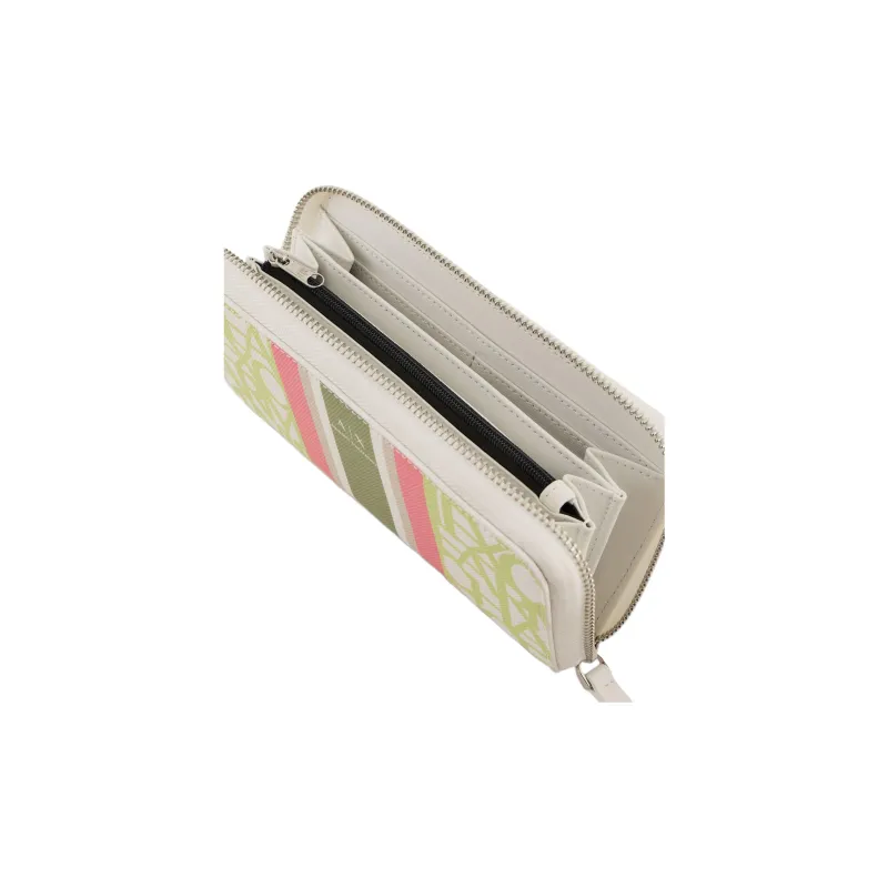 ARMANI EXCHANGEAE Cotton Wallet Women's Light Green-2