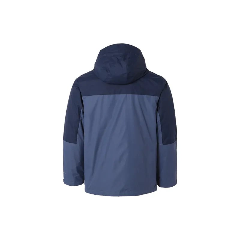 Columbia Water Resistant Windproof UV Protection Wear Resistant Warm Windbreaker Jacket Men Dark Blue-1