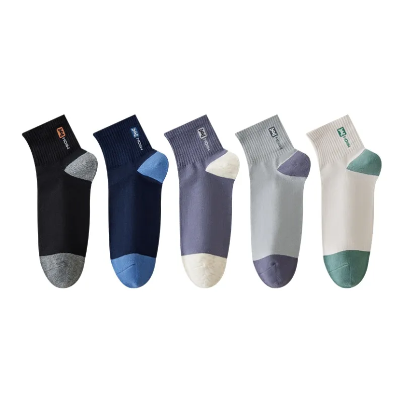 MIIOW Mid Calf Socks Men 5 Pack-25