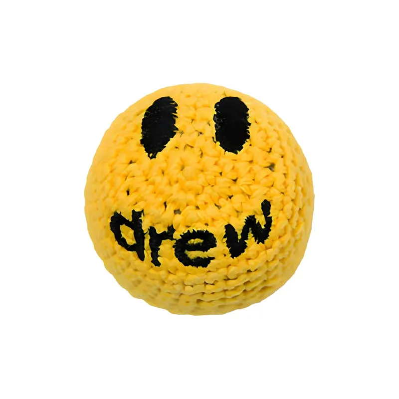 Drew House Mini Smiley Face Sandbag Dolls Plush Doll Small Size High-0