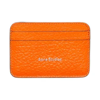 Acne Studios Calfskin Card Holder Women's Bright Orange