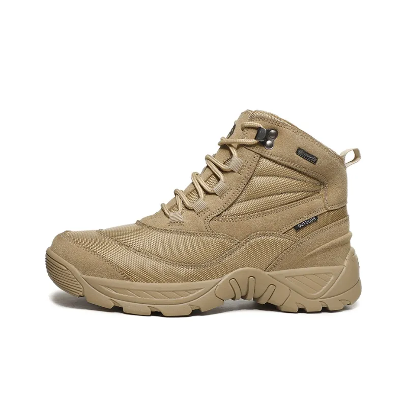 OFF-WIERAH Anti-Slip Wear-Resistant High-Top Hiking Shoes Men-5