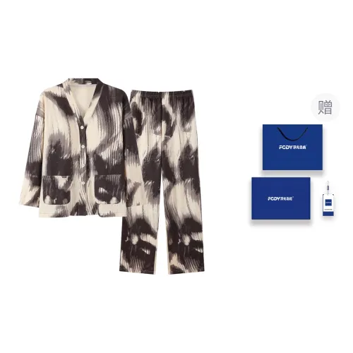 Floating Light Islands Pajama Set Women's Box Black