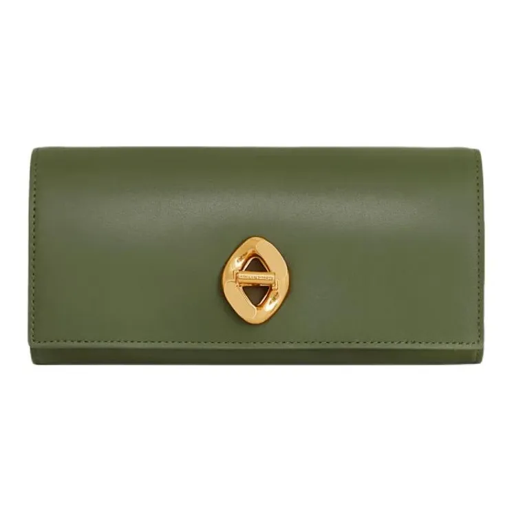 REBECCA MINKOFF Genuine Leather Shoulder Bag, Crossbody Bag Women's Green-0