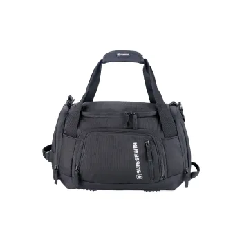 SUISSEWIN Polyester One Shoulder Handbags Regular Men Black